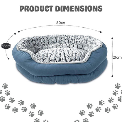 Indulge Your Pet with Our Luxury Soft Washable Dog and Cat Bed - Cozy Cushion Available in S, M, L