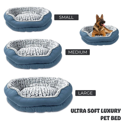 Indulge Your Pet with Our Luxury Soft Washable Dog and Cat Bed - Cozy Cushion Available in S, M, L